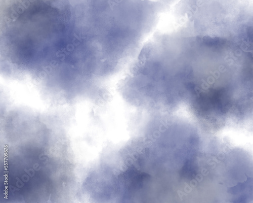 雲の水彩風イラスト 背景