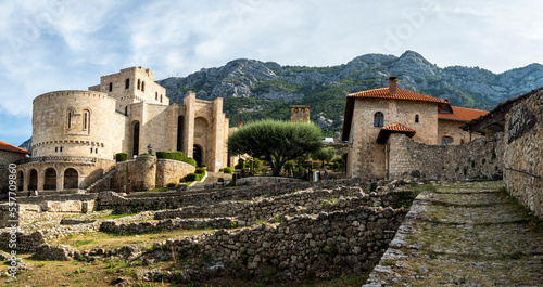 The Kruje Castle in Albania photo