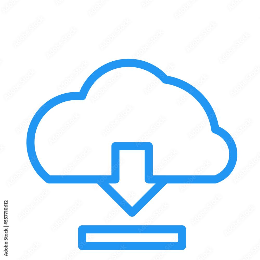 download data from cloud computing system icon download data from cloud computing system icon
