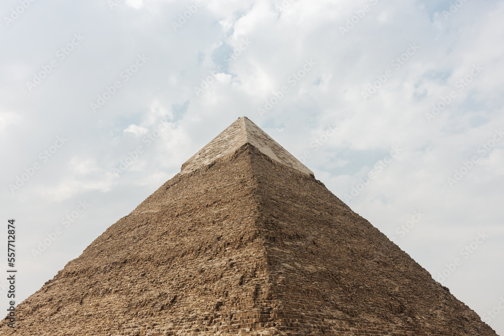 Pyramid of Khufu, Cheops Pyramid in Cairo, Egypt