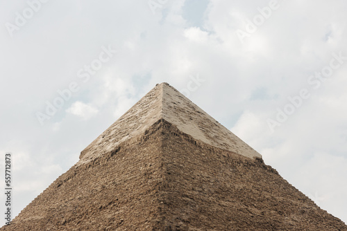 Pyramid of Khufu  Cheops Pyramid in Cairo  Egypt