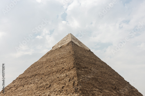 Pyramid of Khufu  Cheops Pyramid in Cairo  Egypt