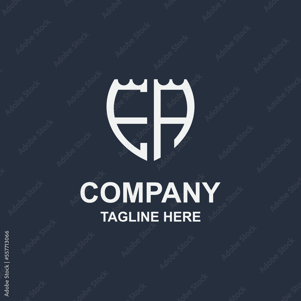 creative ea monogram logo design