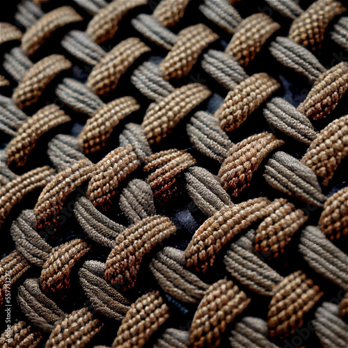 Close up woolen knitted pat...