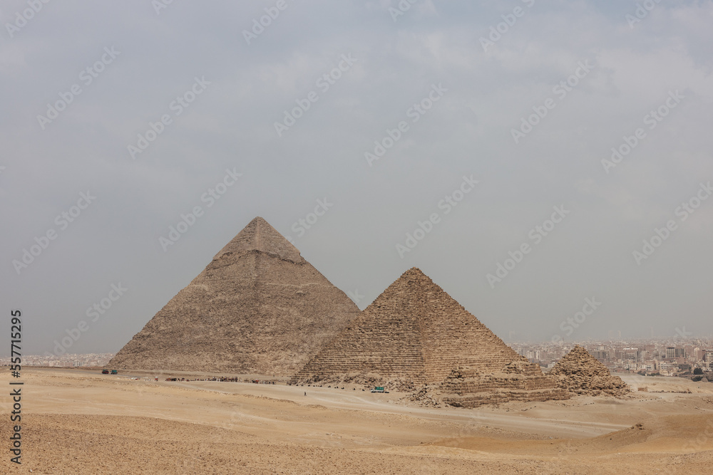 The Pyramids of Giza. Egyptian Pyramids, an ancient wonder of the world The Pyramids of Giza. Egyptian Pyramids, an ancient wonder of the world