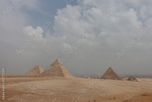 The Pyramids of Giza. Egyptian Pyramids  an ancient wonder of the world