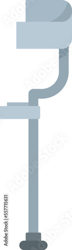 Crutches icon. Flat illustration of Crutches vector icon for web design isolated