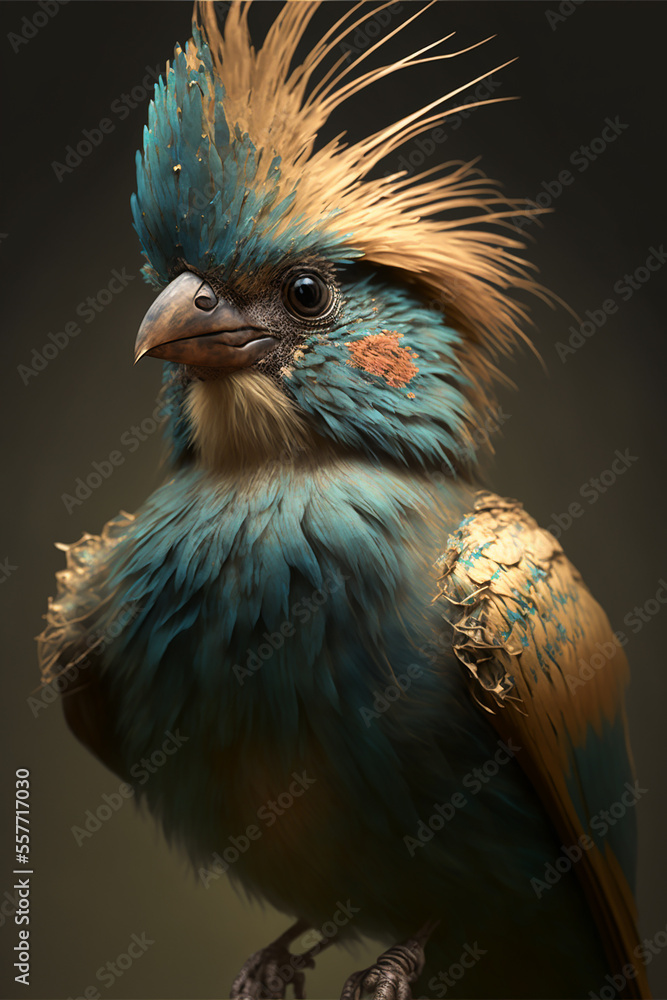 Fototapeta premium Beautiful birds, Generative ai