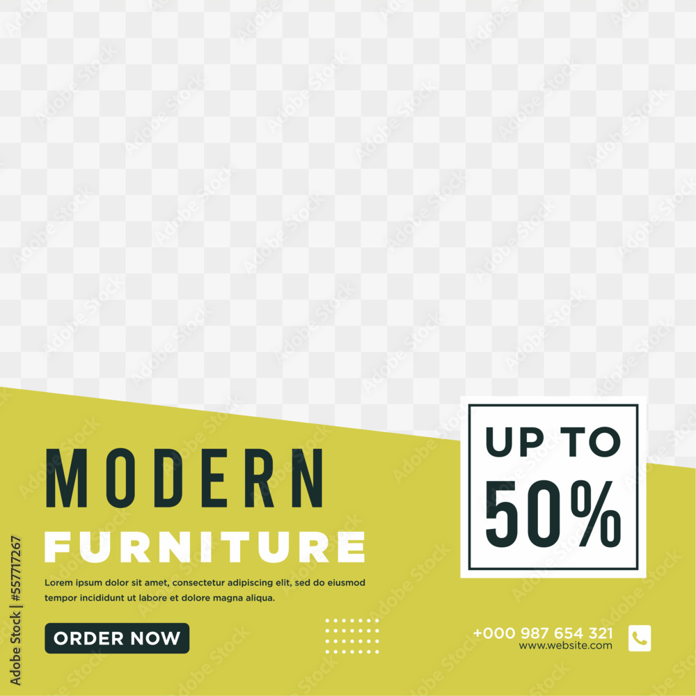 Furniture sale banner Social media post template Furniture sale banner Social media post template