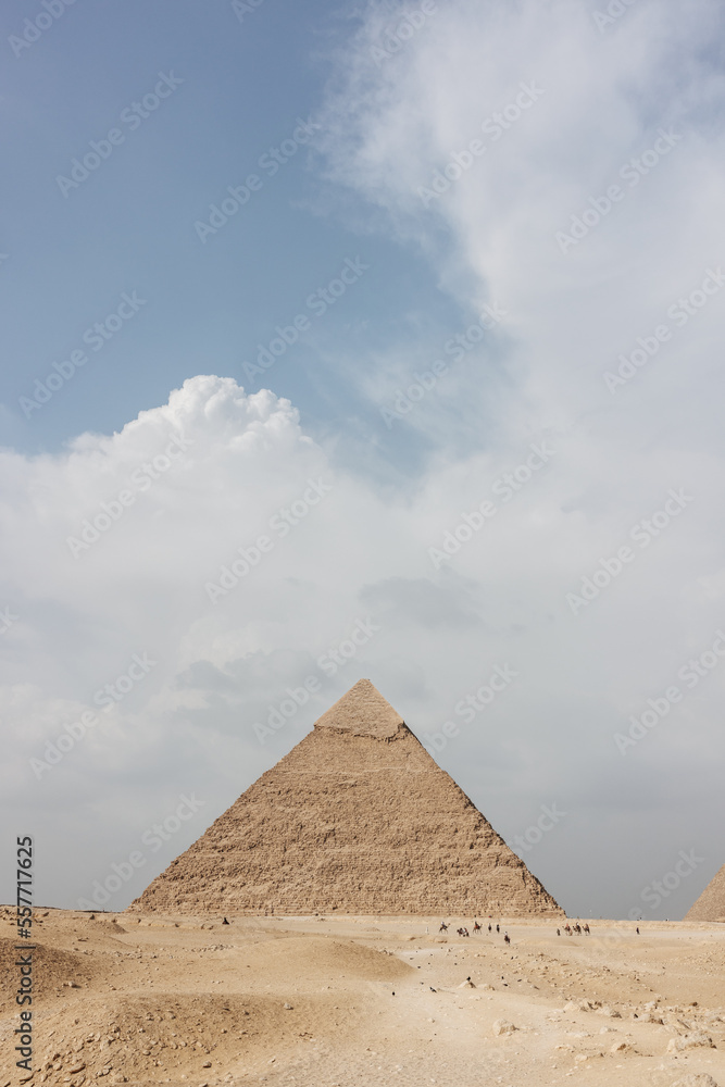 Pyramid of Khafre Pyramid in Cairo, Egypt Pyramid of Khafre Pyramid in Cairo, Egypt