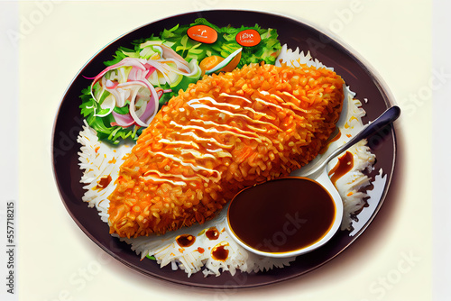 Japanese Tonkatsu food