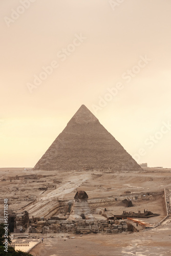 Pyramid of Khafre Pyramid in Cairo  Egypt