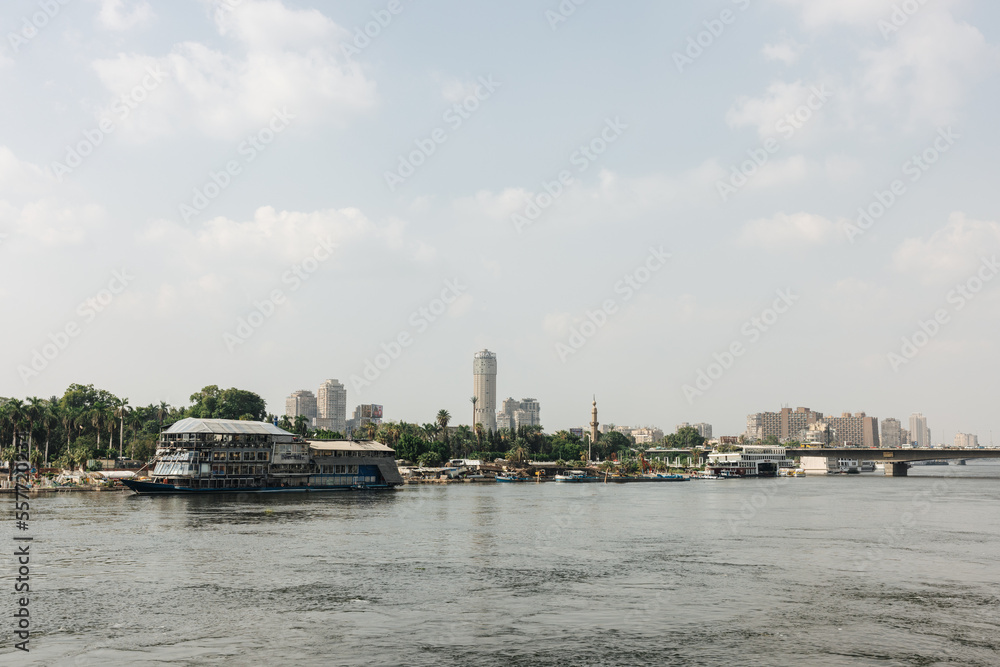 View over the river Nile in Cairo, Egypt