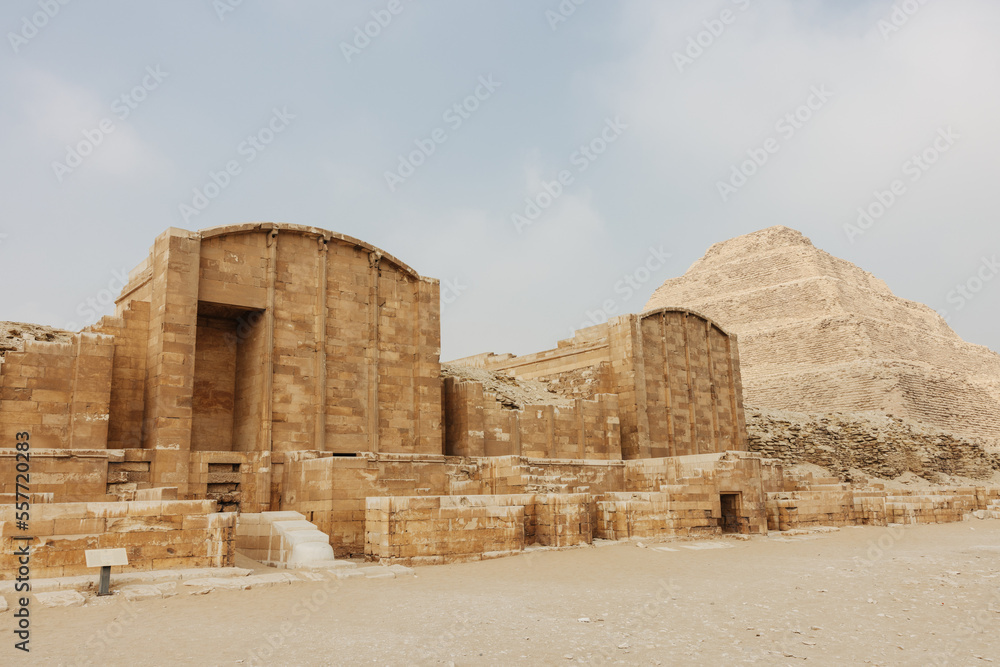 Cappelle Heb-Sed next to the Step Pyramid of Djoser in Saqqara, Egypt