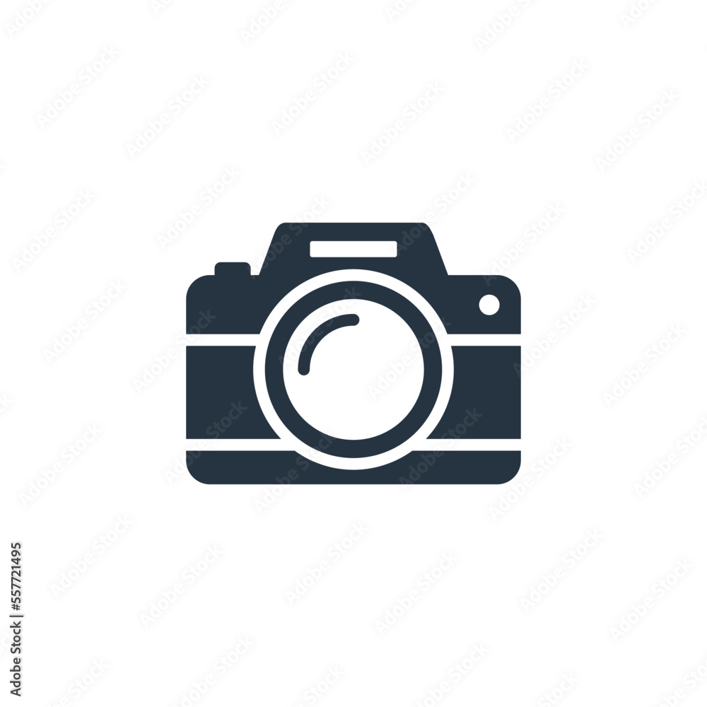 Camera Photography Icon Vector Template Camera Photography Icon Vector Template