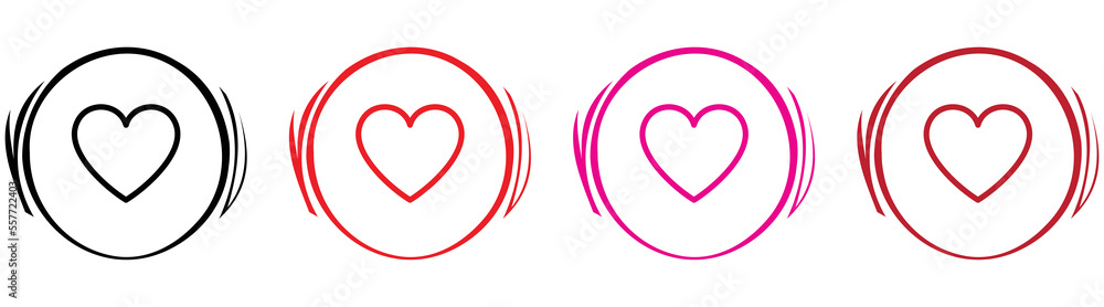 text with heart icon set. love you text icon collections. style symbol, vector illustration text with heart icon set. love you text icon collections. style symbol, vector illustration