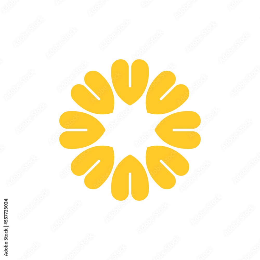 Abstract Flower Decoration Mandala Vector Logo Template Abstract Flower Decoration Mandala Vector Logo Template