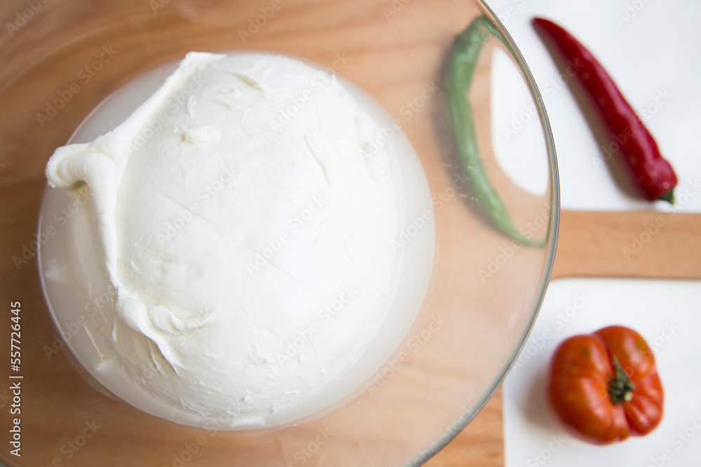 Mozzarella is a southern Italian cheese traditionally made from Italian buffalo milk using the pasta hilada method. Mozzarella is a southern Italian cheese traditionally made from Italian buffalo milk using the pasta hilada method.
