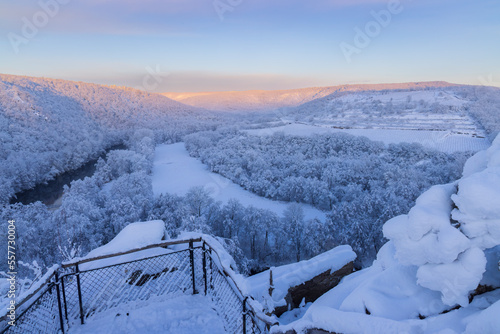 Nine Mills Viewpoint near Hnanice, NP Podyji, Southern Moravia, Czech Republic photo