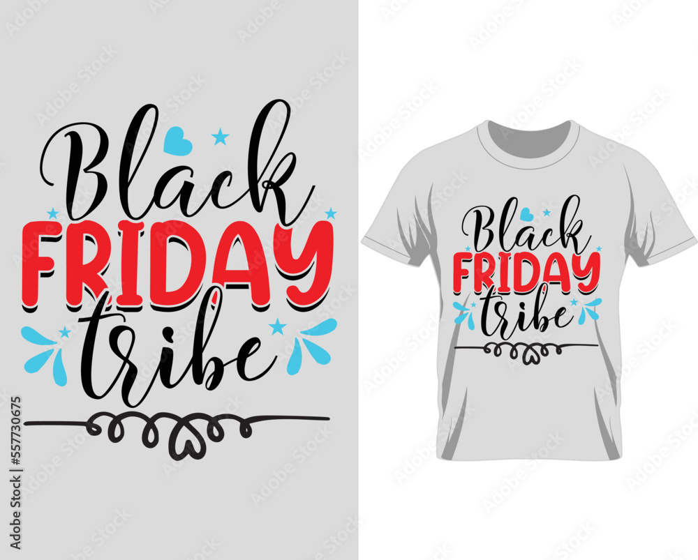 Obraz premium Black Friday t shirt design vector