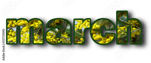On a white background, the three-dimensional word 