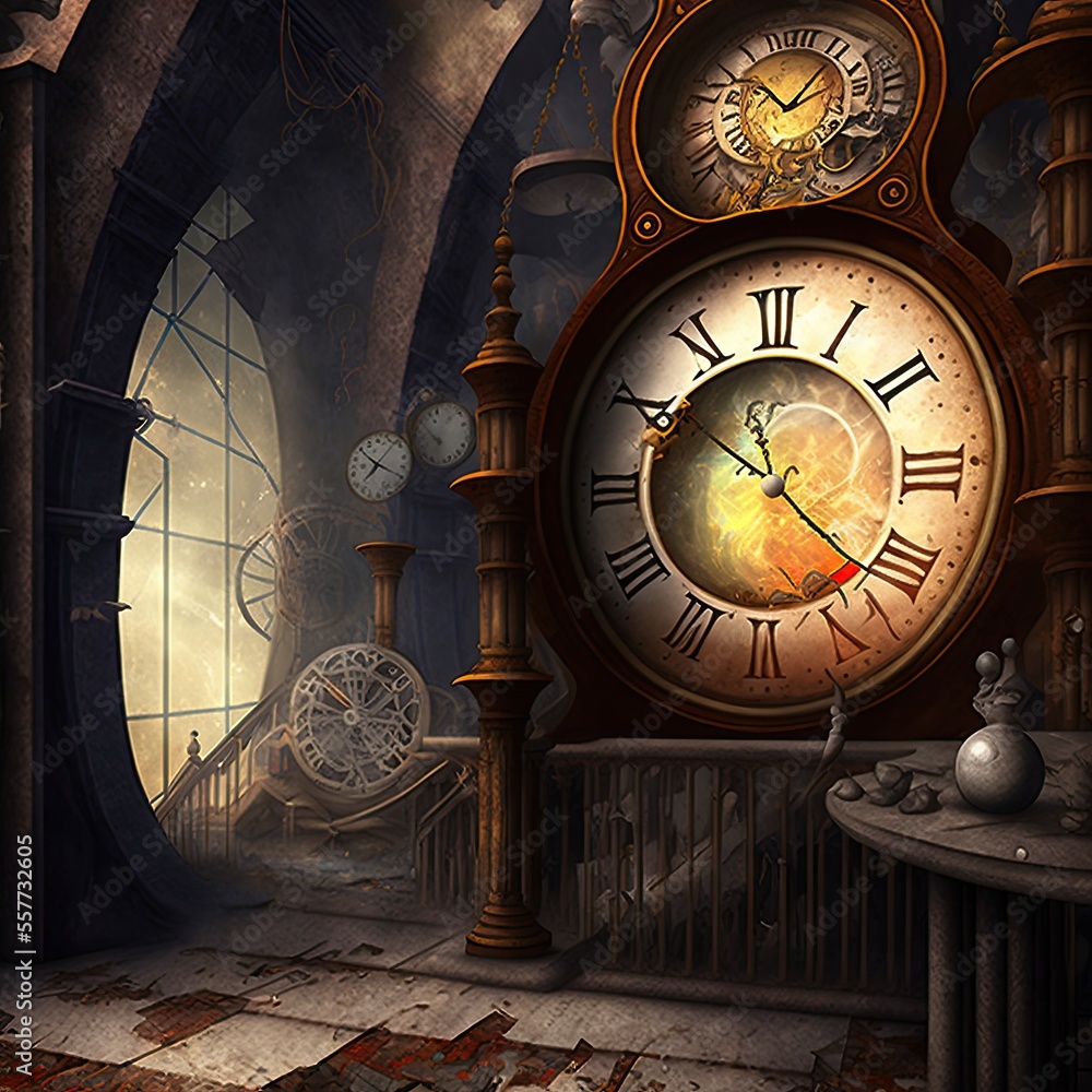 Obraz premium The Illusion of Time