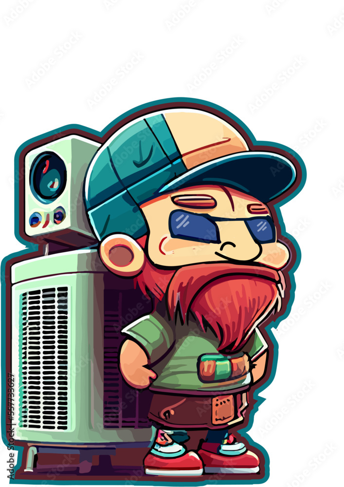 illustration of a mechanic