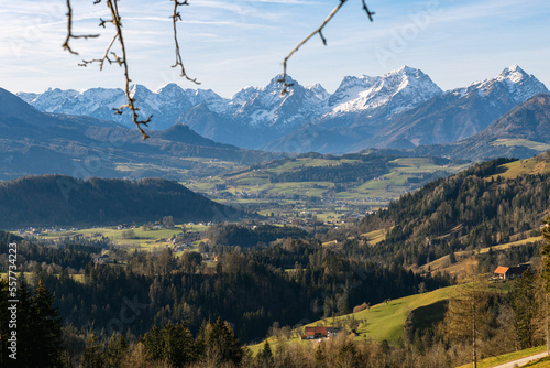 Traumwetter am Neujahrstag in Rosenau am Hengstpaß, Oberösterreich