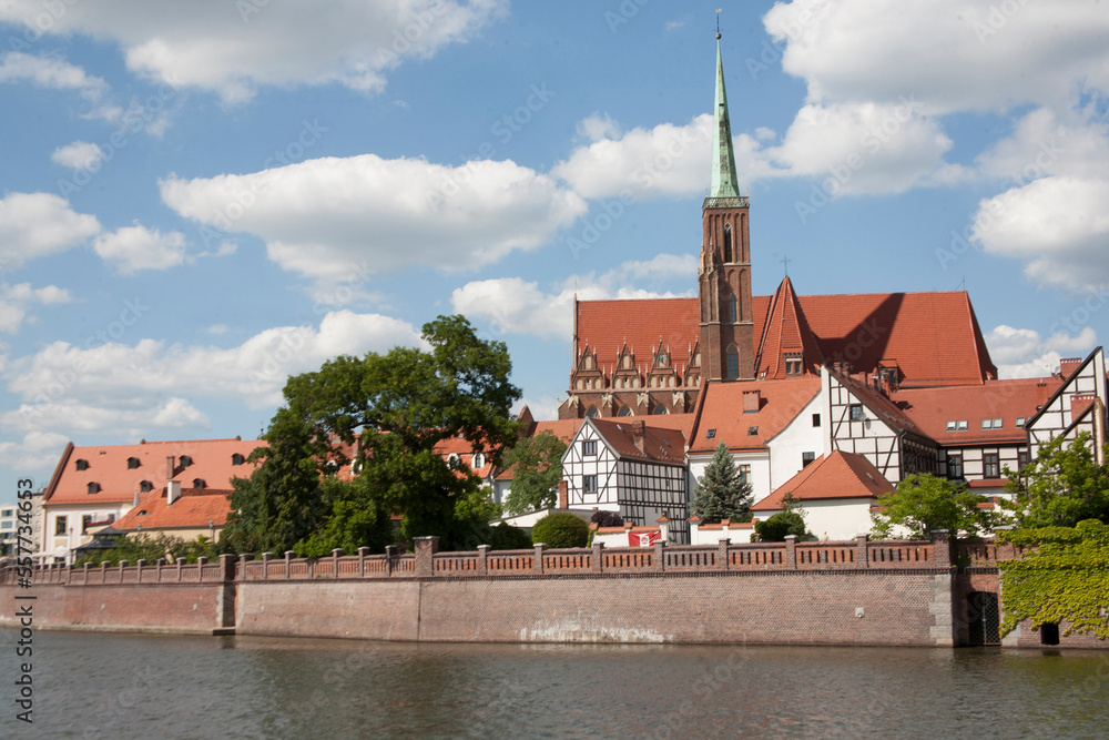 Fototapeta premium view of the old town
