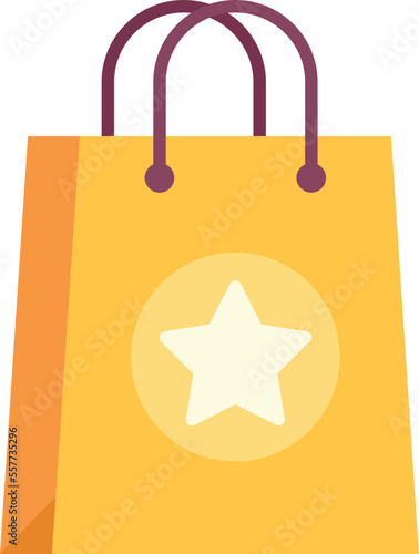 Sale bonus bag icon. Flat illustration of Sale bonus bag vector icon for web design isolated