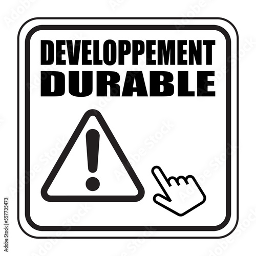 Logo développement durable.