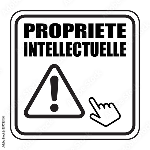 Logo propriété intellectuelle.