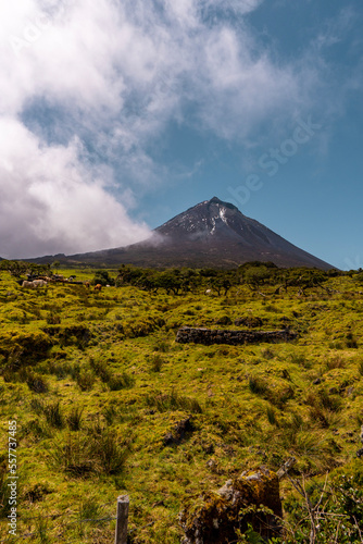 volcano Pico Azores country