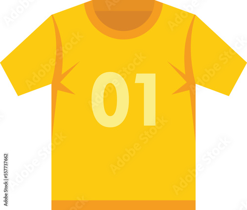 Hurling shirt icon. Flat illustration of Hurling shirt vector icon for web design isolated