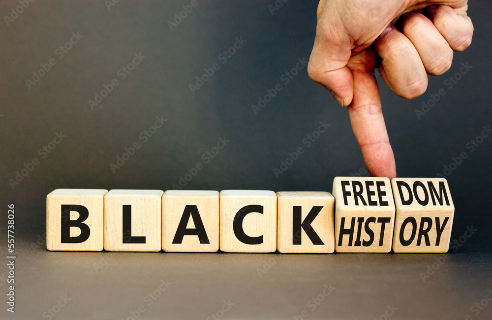 Black history and freedom symbol. Concept words Black history Black ...