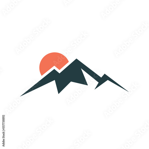Wallpaper Mural Mountain Illustration Icon Vector Logo Template Torontodigital.ca