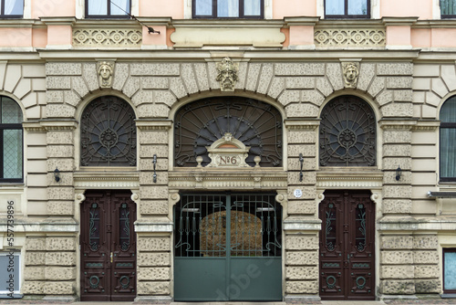 Riga Art Nouveau District.