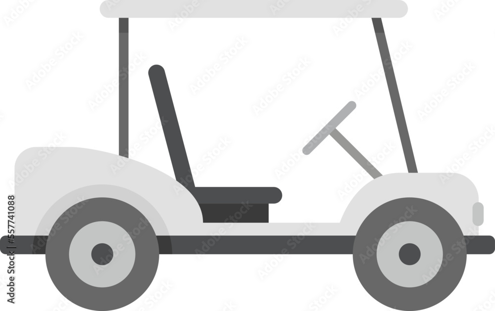 Golf cart game icon. Flat illustration of Golf cart game vector icon for web design isolated Golf cart game icon. Flat illustration of Golf cart game vector icon for web design isolated