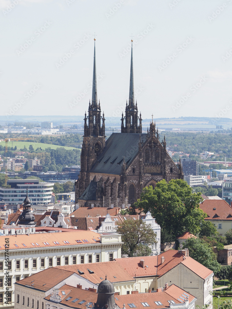 Fototapeta premium Cathedral of St Peter and Paul in Brno