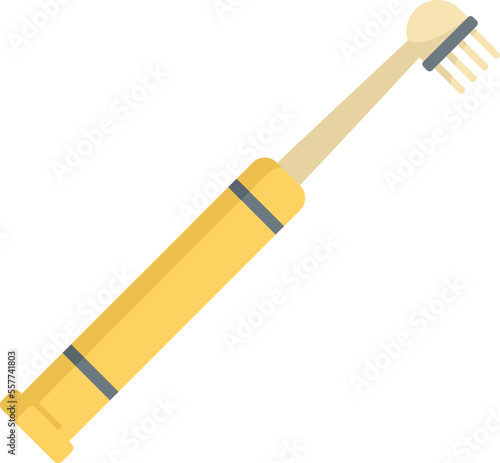 Electric toothbrush bristle icon. Flat illustration of Electric toothbrush bristle vector icon for web design isolated