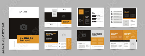 business Proposal brochure template or Project Proposal or corporate business booklet template. 