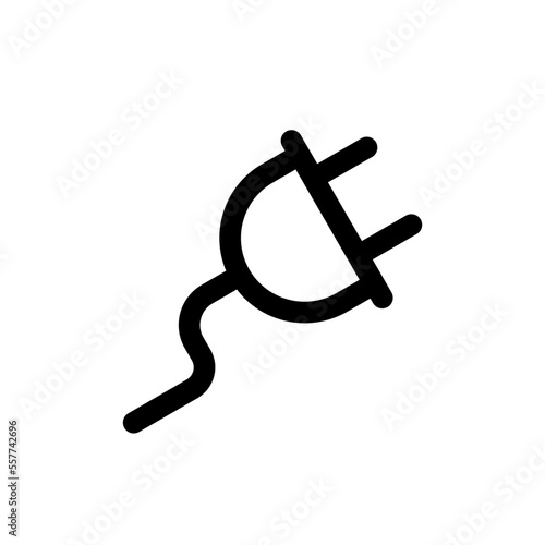 electric plug, electricity, power - vector icon