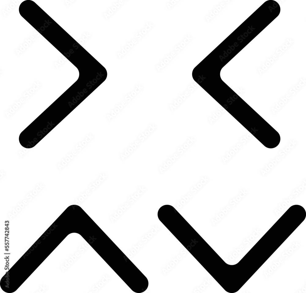 Arrows icon set. Arrow icon collection isolated on white background Arrows icon set. Arrow icon collection isolated on white background