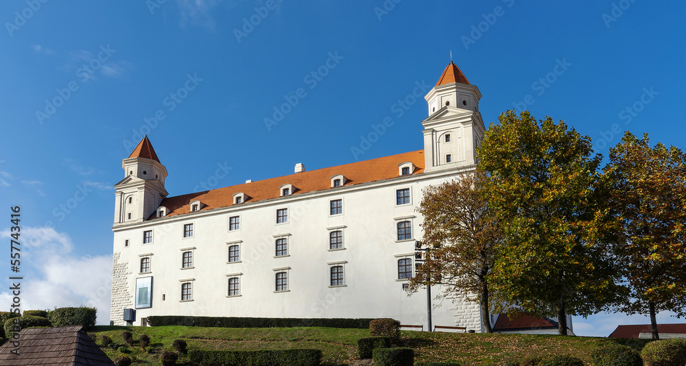 Bratislava Castle, the main castle of Bratislava, the capital of Slovakia.