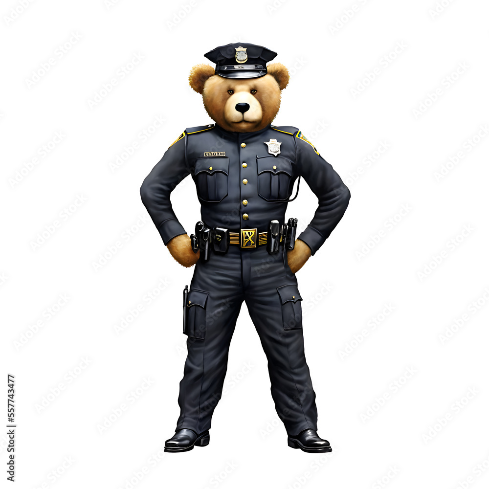 teddy bear wearing police uniform teddy bear wearing police uniform