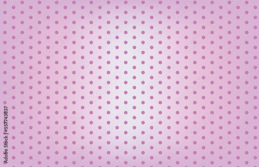 abstract background of sweet pink polka dot pattern