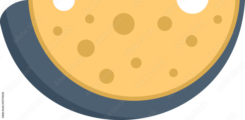 Cheese mozzarella icon. Flat illustration of Cheese mozzarella vector icon for web design isolated Cheese mozzarella icon. Flat illustration of Cheese mozzarella vector icon for web design isolated