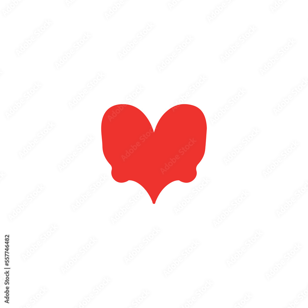 Heart icon. Simple style gift shop big sale poster background symbol. Heart brand logo design element. Heart t-shirt printing. Vector for sticker. Heart icon. Simple style gift shop big sale poster background symbol. Heart brand logo design element. Heart t-shirt printing. Vector for sticker.
