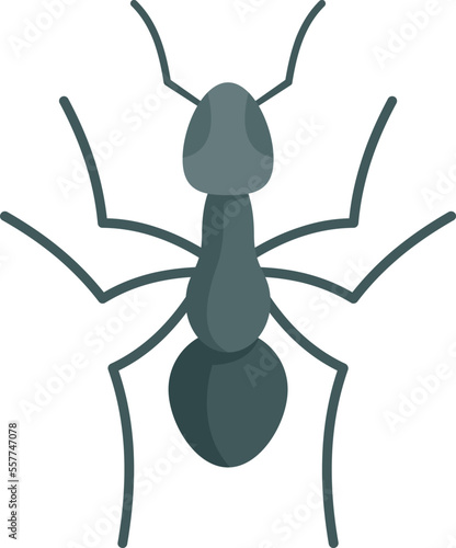Teamwork ant icon. Flat illustration of Teamwork ant vector icon for web design isolated