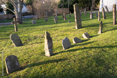 Historische Gräber auf dem Friedhof von Kloster - Hiddensee